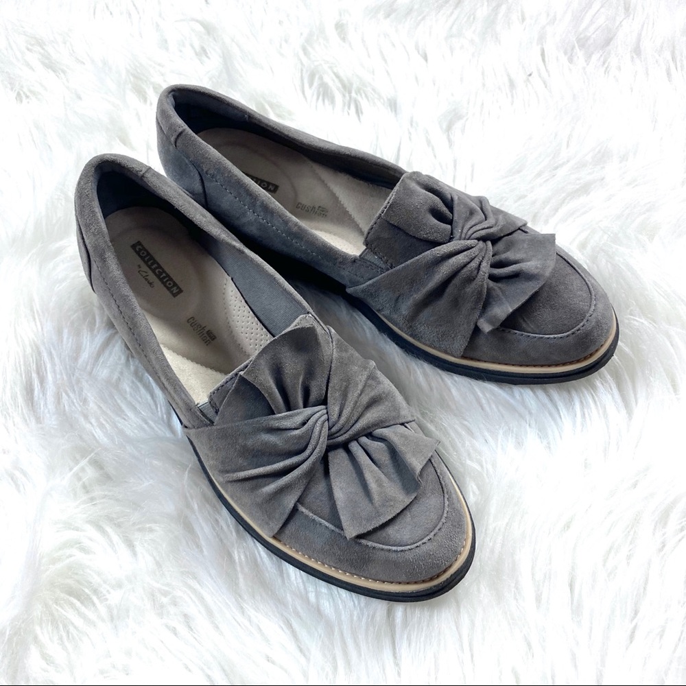 Clarks Collection Sharon Dasher Suede Loafers - Picture 1 of 7